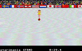 Winter Games atari screenshot