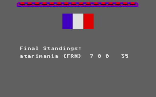 Winter Games atari screenshot