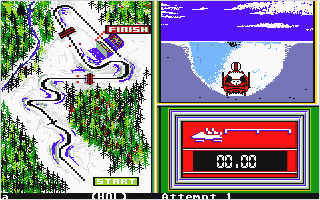 Winter Gold atari screenshot