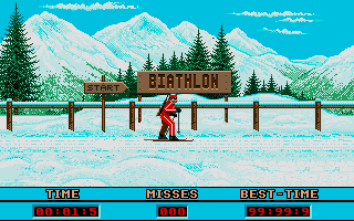 Winter Olympiad '88 atari screenshot