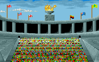 Winter Olympiad '88 atari screenshot