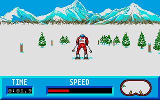 Winter Olympiad '88 atari screenshot