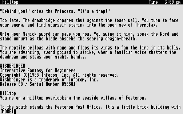 Wishbringer — screenshot 1