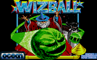 Wizball atari screenshot