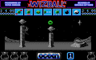 Wizball atari screenshot