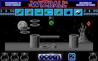 Wizball atari screenshot