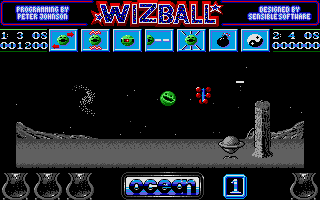 Wizball atari screenshot