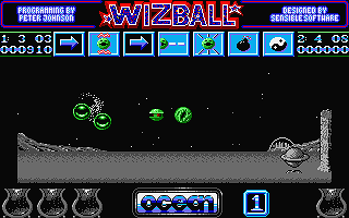 Wizball atari screenshot