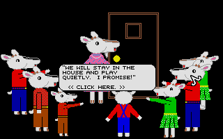 Wolf and the 7 Kids (The) atari screenshot