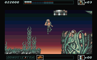Wolfchild atari screenshot