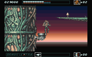 Wolfchild atari screenshot