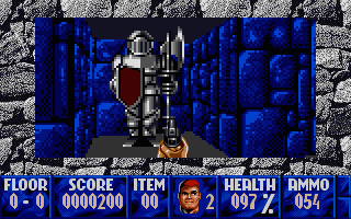 Wolfenstein 3D atari screenshot