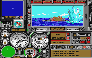 Wolf Pack atari screenshot