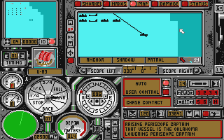 Wolf Pack atari screenshot
