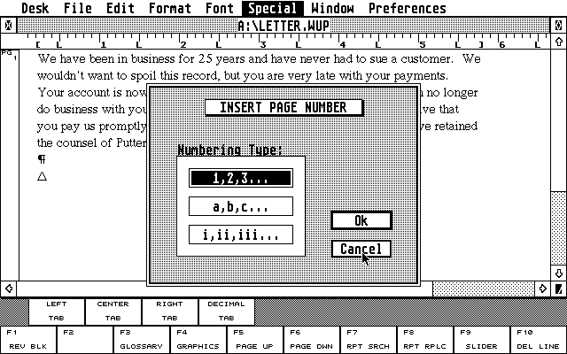 WordUp atari screenshot