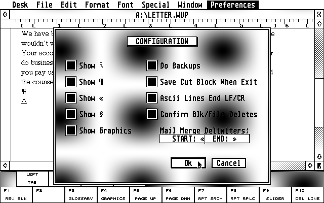 WordUp atari screenshot