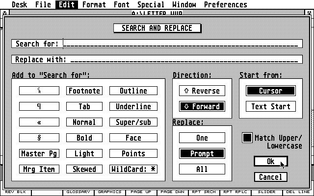 WordUp atari screenshot