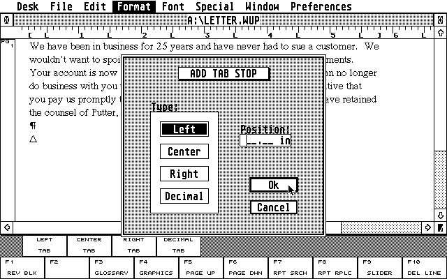 WordUp atari screenshot