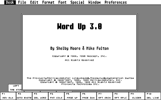 WordUp atari screenshot