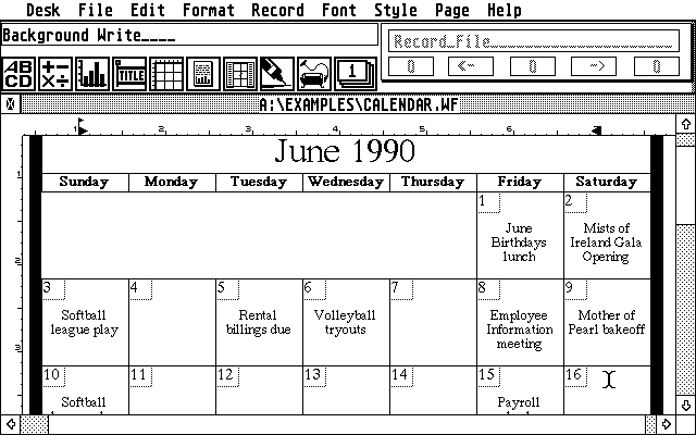 Wordflair atari screenshot