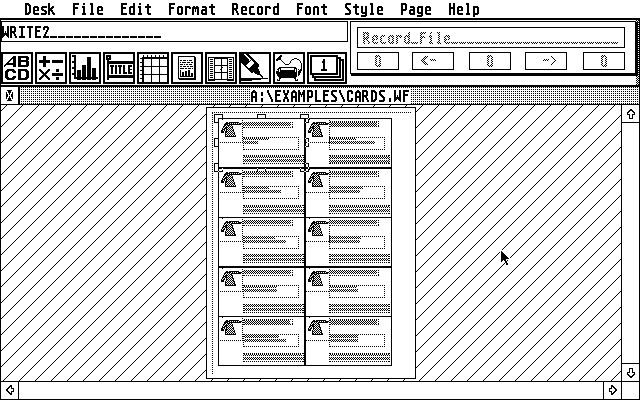 Wordflair atari screenshot