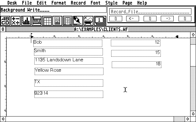 Wordflair atari screenshot