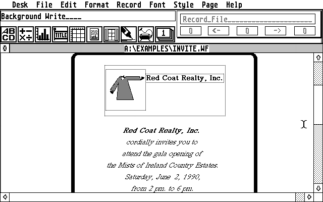 Wordflair atari screenshot