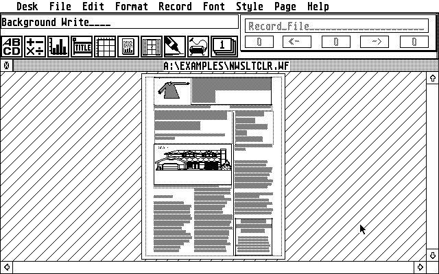 Wordflair atari screenshot