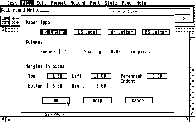 Wordflair atari screenshot