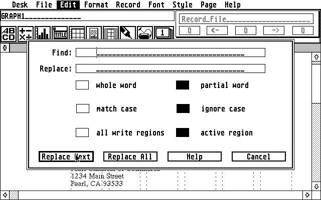 Wordflair atari screenshot