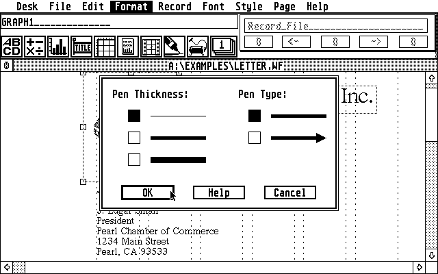 Wordflair atari screenshot