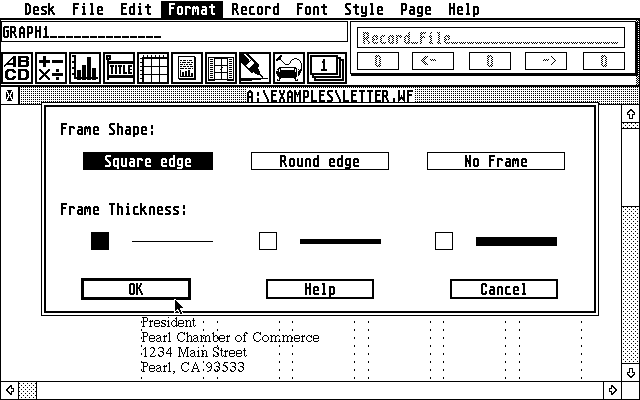 Wordflair atari screenshot