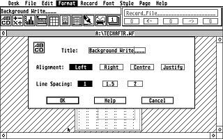 Wordflair atari screenshot