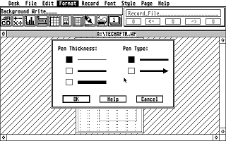 Wordflair atari screenshot