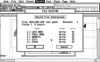 Wordflair atari screenshot