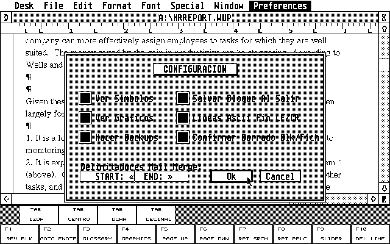 WordUp atari screenshot