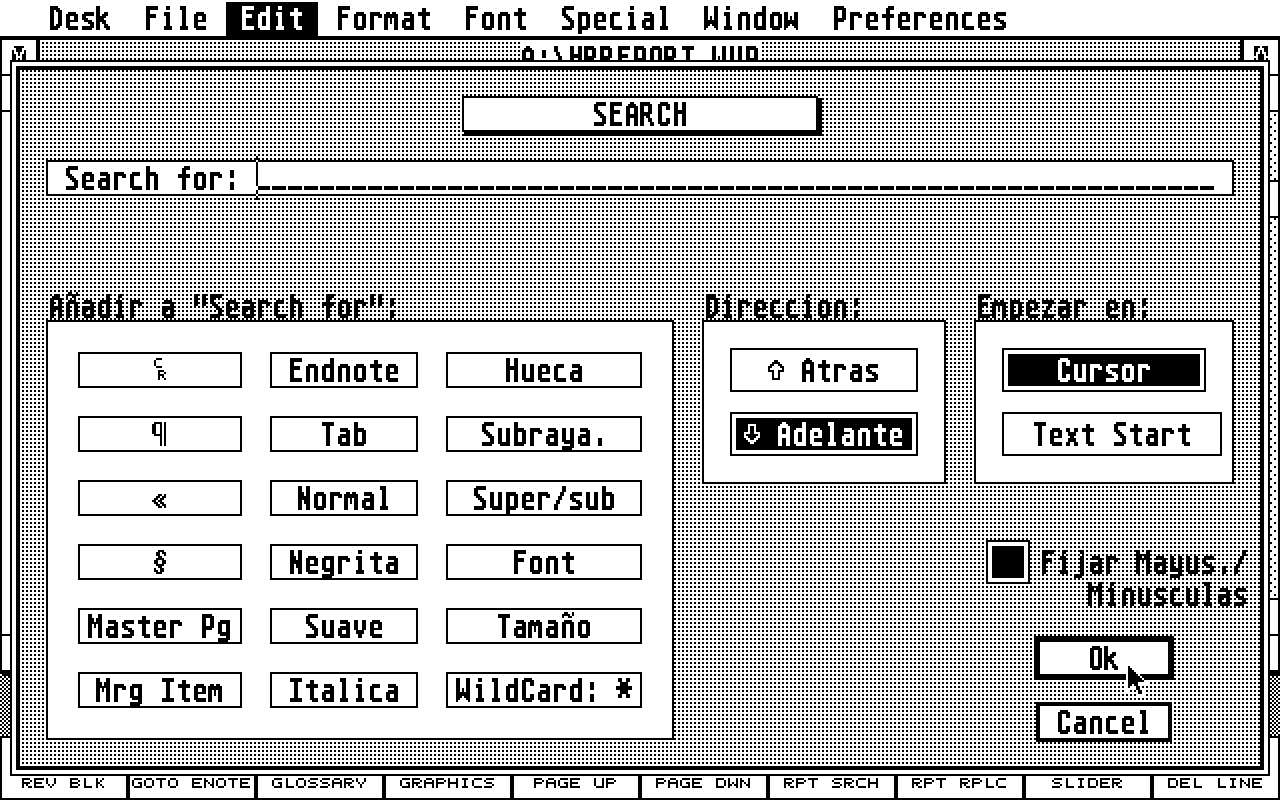 WordUp atari screenshot