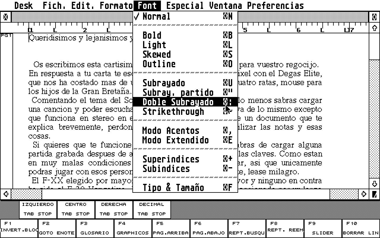WordUp atari screenshot