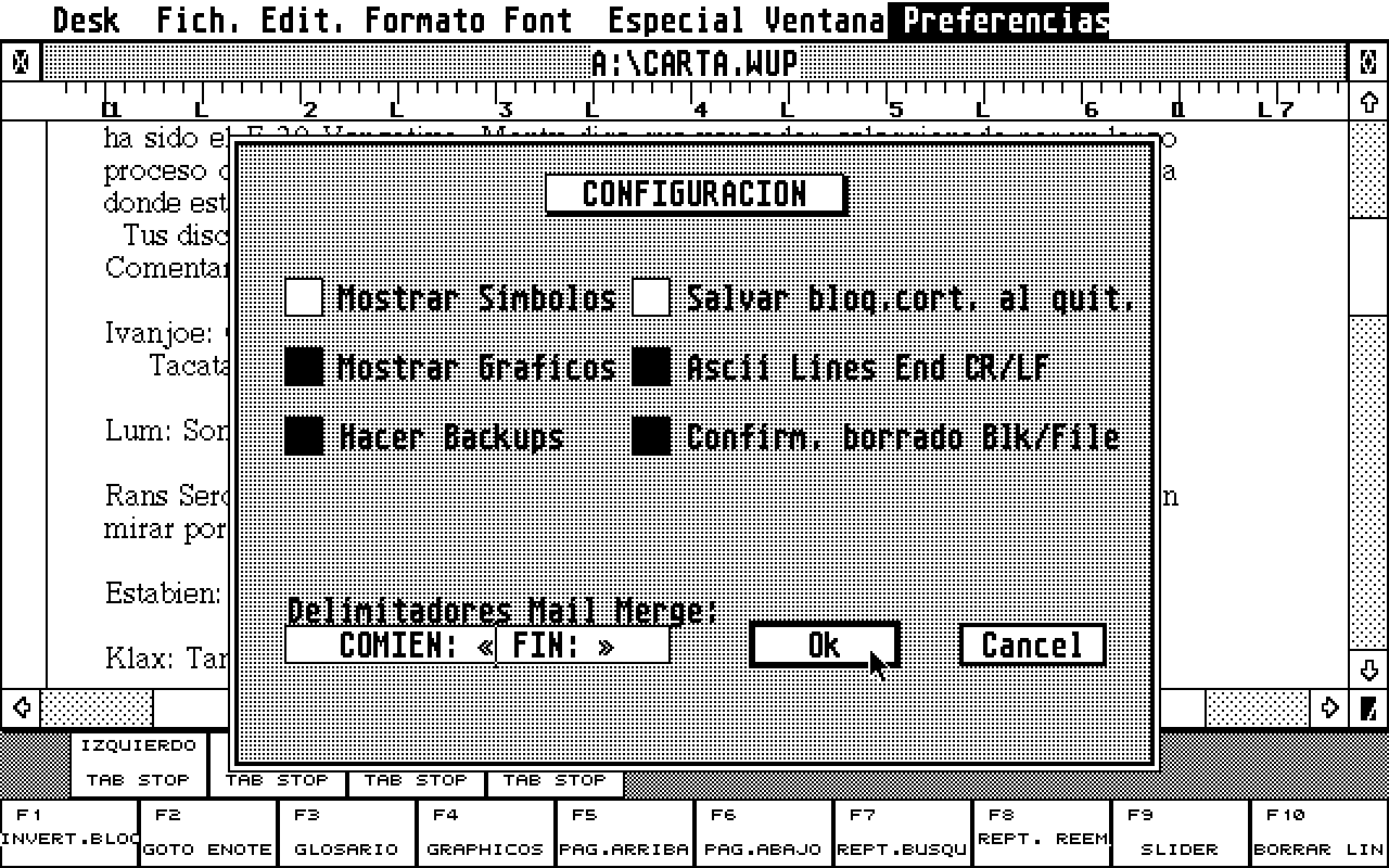 WordUp atari screenshot