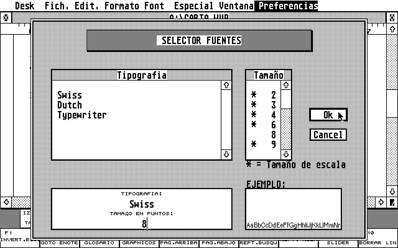 WordUp atari screenshot