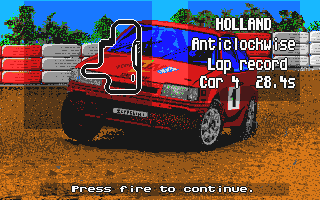 Works Team Rally atari screenshot