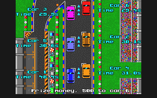 Works Team Rally atari screenshot