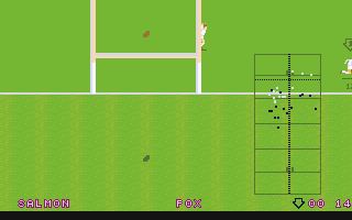 World Class Rugby atari screenshot