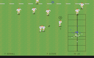 World Class Rugby atari screenshot