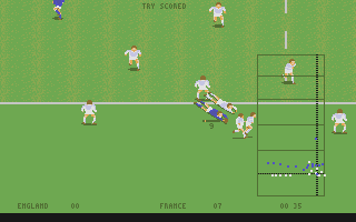 World Class Rugby atari screenshot
