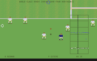 World Class Rugby atari screenshot