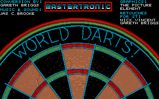 World Darts atari screenshot