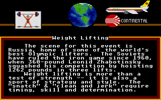 World Games atari screenshot