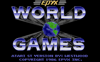 World's Greatest Epyx atari screenshot
