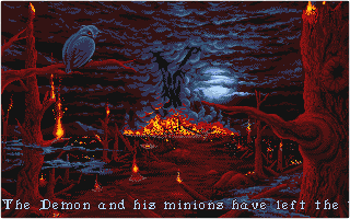 Wrath of the Demon atari screenshot